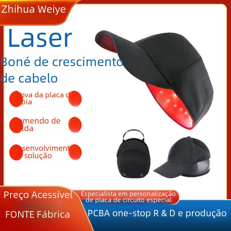 Smart Hair Growth Cap with Red Laser Therapy Device
